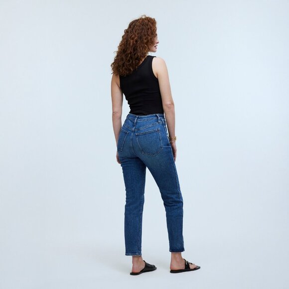 Madewell Curvy Stovepipe Jeans in Heatheridge Wash - sz 25 - Picture 3 of 12